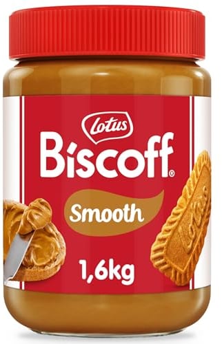 Lotus Biscoff | Biscoff Pâte à Tartiner | Creamy | Vegan | Sans Fruits à Coque | Sans Colorant ni Arômes Artificiels | Pot PET | 1,6 kg