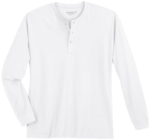 Redfield Serafino Langarmshirt Übergröße weiß