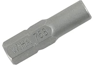 Wiha 75802 1/4-Zoll-Einsatz-Bit (0,625 cm) auf System-4-Micro-Bit-Adapter, magnetisch