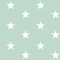 babrause® Baumwollstoff Sterne Mint Webware Meterware Popeline OEKOTEX 150cm breit - Ab 0,5 Meter