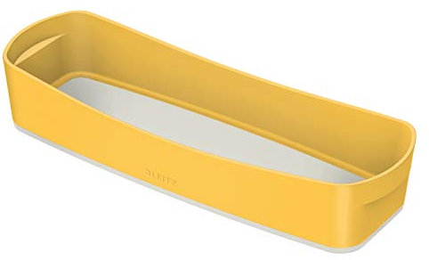 Leitz Storage Boxes, Warm Yellow, 307 x 55 x 105 mm