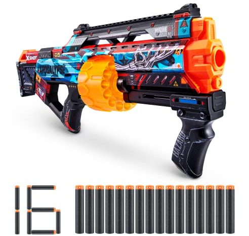 X-Shot Skins Last Stand, Apocalypse, Schaumstoffdart-Blaster (16 Darts)