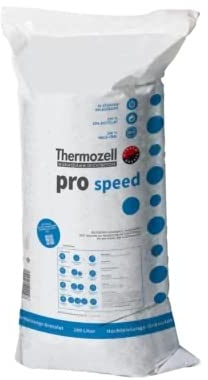 HIRSCH POROZELL Thermozell pro speed (ehemals: rapid BLAU) Vorbehandeltes EPS-Recycling-Granulat - Sackware zu je 200L Estrich