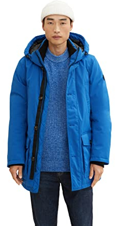 TOM TAILOR Herren Artic Parka 1032495, 19168 - Hockey Blue, S