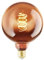 EGLO E27 Lampe dimmbar, Spiral LED Glühbirne Globe, Vintage Deko Leuchtmittel Kupfer im Retro-Design, 4 Watt, 30 Lumen, warmweiß, 2000k, Edison Birne G125, Ø 12,5 cm