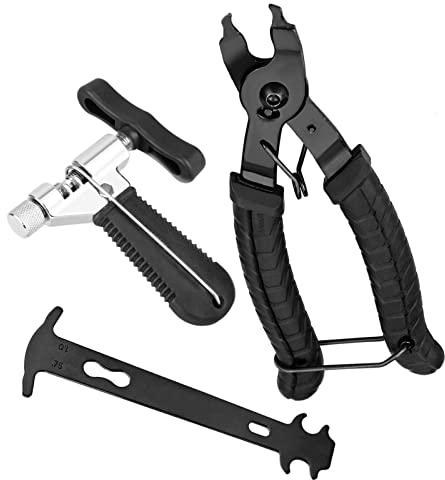 PXRLMYF Fahrradkette Werkzeug,Fahrrad Link Zange Ketten Werkzeug Ketten Prüfer,Fahrradkette Reparatur Set für Rennrad Mountainbike Citybike Sportbike