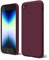 oakxco for iPhone SE Case 3rd Generation 2022/2020/2nd Silicone, iPhone 7/8 Case, Soft Rubber Gel Elegant Thin Slim TPU Matte Smooth Cover for Women Girl Cute, Burgundy Plum Wine