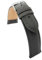 diloy Lederarmband für klassische Uhr – Glattes Rindsleder mit Nähten, gepolstert, Edelstahlschließe – Größen 8mm, 10mm, 12mm, 14mm, 16mm, 18mm, 19mm, 20mm, 22mm, 24mm 302 Grau 20mm