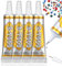 B7000 Glue Clear Adhesive - 15ml/0.5oz (4 Pack) - Jewelry Bead B-7000 Glue with Precise Tips for Rhinestones Fabric, Glass, Jewelry Making, DIY Art Crafts, Leather, Toys