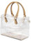 Navna Transparentes PVC-DIY-Tragetaschen-Handtaschen-Bastelset, handgefertigte Geschenktüten, Bastelzubehör, Werkzeug-Set, Geburtstags-, Urlaubstaschen-Herstellungsset für Mädchen