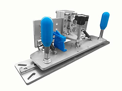 RENKTE Handheld Knife Sharpener Knife Sharpening Guide and Bevel Jig Aluminum Alloy Grinding Fixture Suitable for variable Grinding Tools (B)