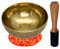 FEWA Tibetan Singing Bowl Set 15 CM- 100% Hand Hammered Himalayan Sound Bowl with Cushion & Mallet- Yoga, Meditation Gong Bowl for Healing, Chakra & Relaxation- Special Bronze Alloy JAM Singing Bowls