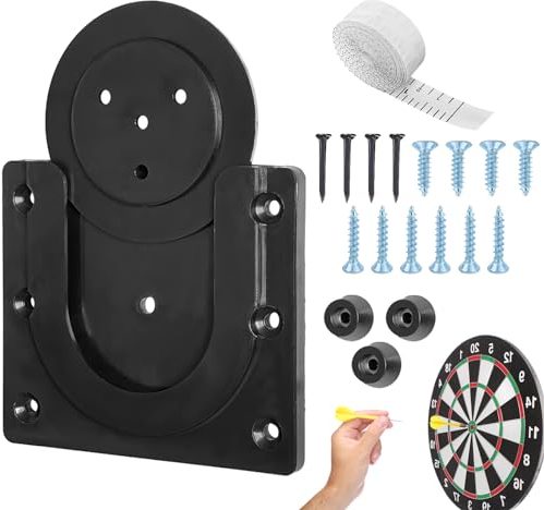 Staffa di Montaggio per Freccette, Kit Montaggio Bersaglio Dartboard Montaggio per Gli Accessori Dell'assemblaggio Del Bersaglio
