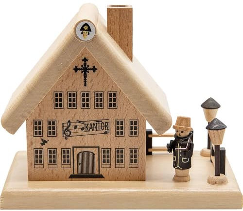 Erzgebirge Palast Spielwarenmacher Günther Räucherhaus Kantorei - 12 cm