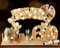 Giftota Original 60. Geburtstag Geldgeschenke Holz mit LED Lichterkette, Geschenke zum 60 Geburtstag Mann Frau, 60. Geburtstag Dekoration
