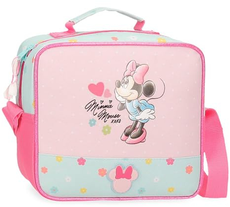 Disney Joumma Bags, Minnie Imagine, Trousse Scolaire, Trousse pour Enfant, fabriquée en Polyester., Rose, Bandoulière