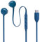 JBL Tune 305 C Kopfhörer – Kabelgebundene In-Ear-Kopfhörer mit JBL Pure Bass Sound, Mikrofon und USB-C-Anschluss – Blau