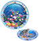 BSITSSS Tapete de Juego Sensorial de Agua para Gatos, Redonda Tapete de Agua Sensorial Gatos, Inflable Alfombra Sensorial para Gatos, Interactivo Manta de Agua Juego Gatos, Tapete Sensorial Gato