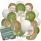 Hochzeitsheld® Luftballons Hochzeit Grün 100 Stück - 100% Made in EU aus biologisch abbaubaren Kautschuklatex - Helium Ballons Hochzeit, Luftballon Hochzeit, Hochzeit Luftballons, Hochzeitsballons