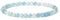 Landorilo Naturstein Perlen Heilstein Armband aus 4mm Facettiertes Steinperlen, Yoga Armbänder für Damen Herren,Glücksarmband, Exquisite Geschenke, Ersatzperlen Inklusive(F Aquamarin)