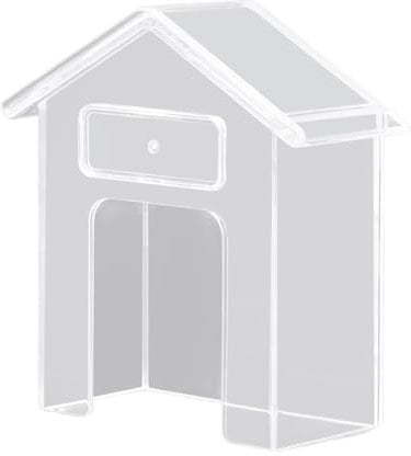Waterproof Doorbell Rain Cover Clear House Shape Rings Doorbell Protector Door Bells Button Rain Protector