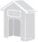 Waterproof Doorbell Rain Cover Clear House Shape Rings Doorbell Protector Door Bells Button Rain Protector