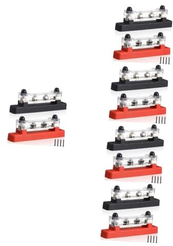 Beatifufu 10juegos Distribución De Energía Barco Regleta De Bornes De Batería Bloque De Distribución De Energía y Terminal De Conexión Para Vehículos y Embarcaciones