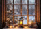 Bullglesup Puzzle für Erwachsene 1000 Teile, Window in Winter mit Poster, Teile Passen Perfekt Ineinander Buchstaben Auf der Rückseite Kein Staub, Geschenk für Ältere Senioren (70 x 50cm)
