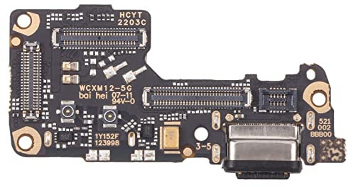 Pièce de rechange compatible avec XIAOMI 12 5G 2201123G 2201123C / XIAOMI 12X 5G 2112123AC 2112123AG Flat Flex Sub Board DOCK PORT Entrée USB CONNECTEUR CABLE CHARGE+MICROPHONE SYNC DONNÉES SIM READER