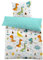 MUSOLEI Housse de Couette Dinosaure 140x200cm Enfant Garçon Parure de Lit 1 Personne en Microfibre avec Fermeture Éclair 3D Motif Imprimé Cadeau Fête Anniversaire avec Taie d'oreiller（65x65cm）Modèle04