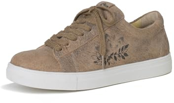 Spieth & Wensky Sneaker Femmy | Trachtensneaker aus Leder in braun | Trachten Schuhe für Damen