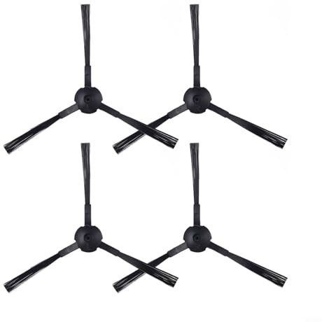 Ersatz-Seitenbürstenset Entwickelt für Zaco V5s Pro Saugroboter 4 Stück für Effizienz