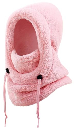 DRESHOW Cagoule Hiver Thermique pour Enfants Cagoule de Ski Polaire Coupe-Vent pour Enfants pour Garçons et Filles Cyclisme Patinage Randonnée Activités de Plein Air pour Les 3-10 Ans