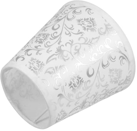 SHINEOFI Stoff Lampenschirm Bell Lamp Shade für Wand Deckenleuchten Gedruckter Lampenschirm für Wohnzimmer Schlafzimmer Dekoration Transparenter aus Stoff