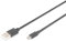DIGITUS Cable de conexión USB 2.0 - 3,0 m - USB A (m) a USB Micro B (m) - 480 Mbit/s - cable de conexión - Negro