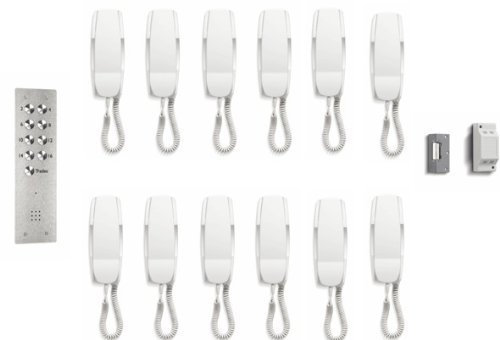 TC261- BELL VRK12 12WAY VANDAL PROOF AUDIO DOOR ENTRY INTERCOM SYSTEM & LOCK/DOOR RELEASE FLUSH