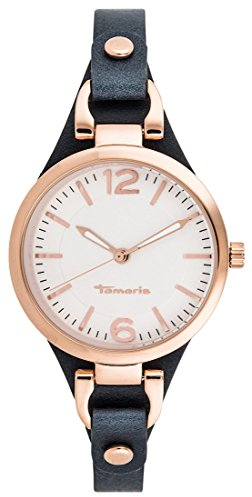 Tamaris Damen-Armbanduhr Virginia Analog Quarz Leder B02219010