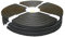 BioThane Meterware, Grippy Super Grip, 13-19 mm breit, ca. 6,4 mm dick, mit Noppen, 16mm Schwarz