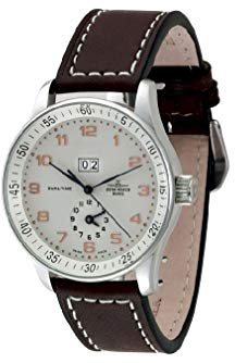 Zeno Watch Basel Herren Uhr Analog Automatik mit Leder Armband P561-f2