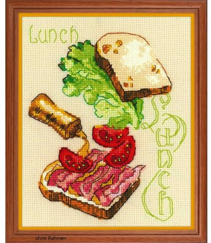 Riolis Kreuzstich-Set Mittagessen, Zählmuster