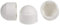 M8 (13mm Wrench) White Plastic Nut and Bolt Protective Dome Cover Caps (Pack of 20)