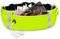 ONEFLOW Premium Handy Laufgürtel für alle CAT Handys | Handytasche Sport Handyhalter für Joggen, Laufen - Lauftasche Atmungsaktiv mit Reflektorstreifen Gürteltasche, Grün