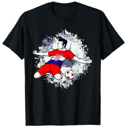 Kroatien Fußball Fans Trikot Kroatien Fußball Liebhaber Sport T-Shirt