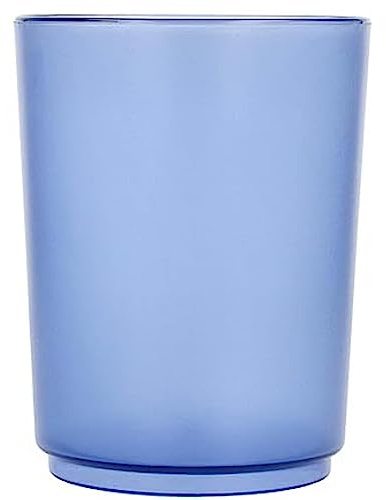 PARSA Beauty Zahnputzbecher Flair (Indigo) – Dekorativer Zahnbürstenhalter für stilvolle Mundpflege – Zahnbürstenbecher aus bruchsicheren Kunststoff – ideale Ergänzung für das Badezimmer