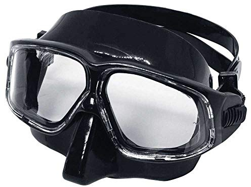 SPETTON mpsn-12bl Freimaster APNEA Professionelle Maske Apnoe, schwarz,