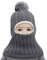 RUIXIA Cagoule Fille Garçon Hiver Bonnet Echarpe Hiver Chaud Bonnet Cache Oreilles doublure Polaire pour Enfant 3-6 ans Chapeaux Tricoté Cache Cou Balaclava pour Ski Snowboard