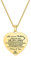 HAYOUWAY An Unsere Tochter Herz-Halskette Gold Farbe von Mama & Papa (Golden...In Liebe MAMA & PAPA)
