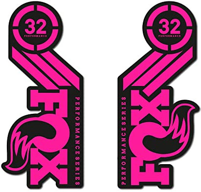 STAR SAM Autocollants compatibles avec fourche vélo Fox 32 Performance 29 Rose 1 cm