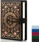 TIEFOSSI Locked Diary for Women, Vintage Flower Journal with Combination Lock B6 Writing Secret Notebook for Girls, Refillable Ruled Lined Paper (Black)
