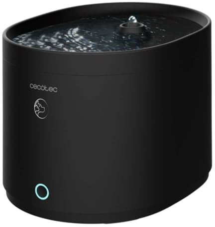 Cecotec Bebedero Pumba 2500 Refresh Smart, Capacidad de 2,5L, Filtro de Alto Rendimiento, Control Desde App, Sistema de circulación, Rcordatorio de Limpieza y Cambio de Filtro
